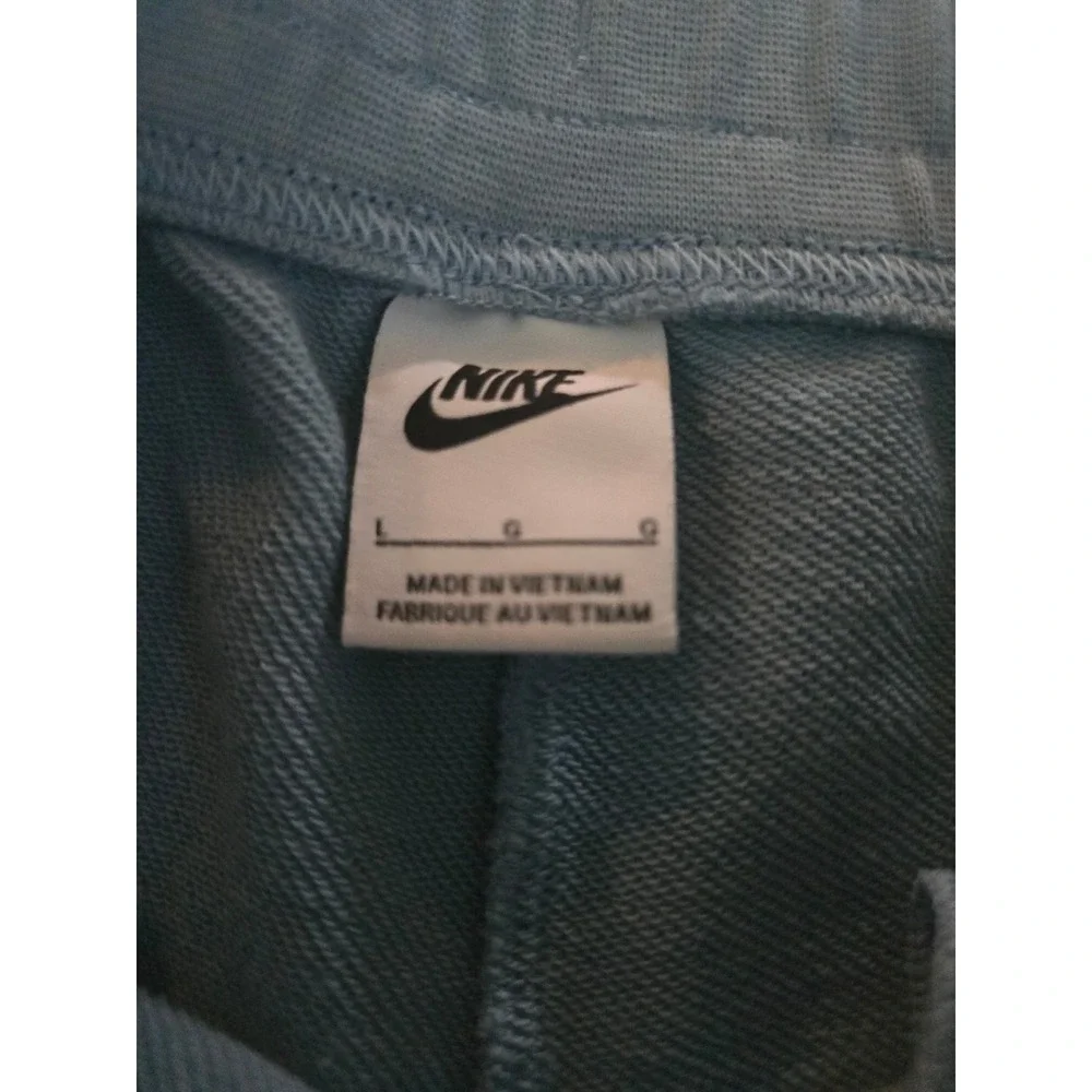 Nike Sun Club Shorts Kids Size Large Blue Smile Logo Activewear Casual‎ Sweats